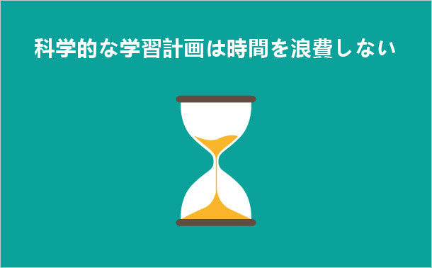 科学的な学習計画は時間を浪費しない