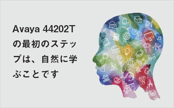 Avaya 44202Tの最初のステップは、自然に学ぶことです