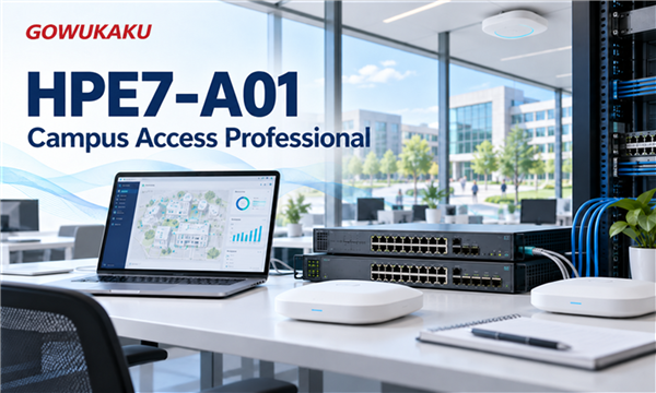 HPE7-A01試験では、キャンパスネットワークの有線・無線環境を構築・運用する知識が問われます