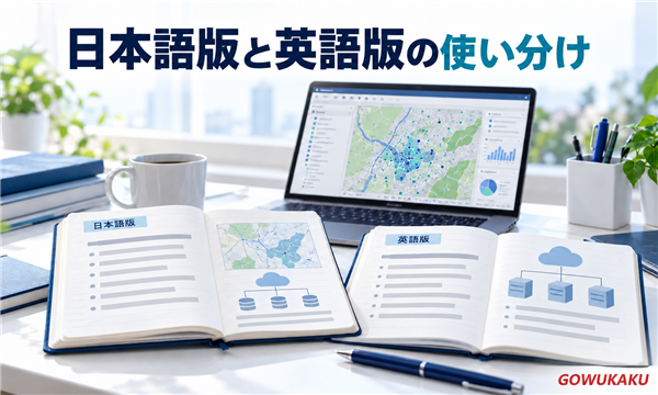 日本語版と英語版の使い分け